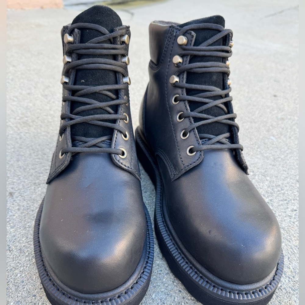 Mens Leather Waterproof Composite Toe